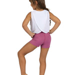 Dancin' Diva Top White back view