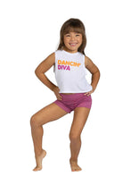 Dancin' Diva Top White front view