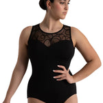 Diana Leotard Black front view
