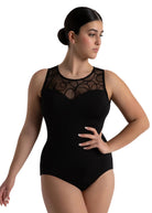 Diana Leotard Black front view