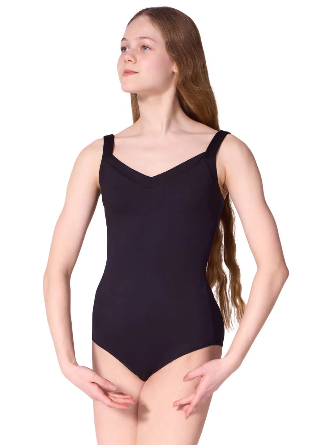 Dreamy Tank Leotard Black front view