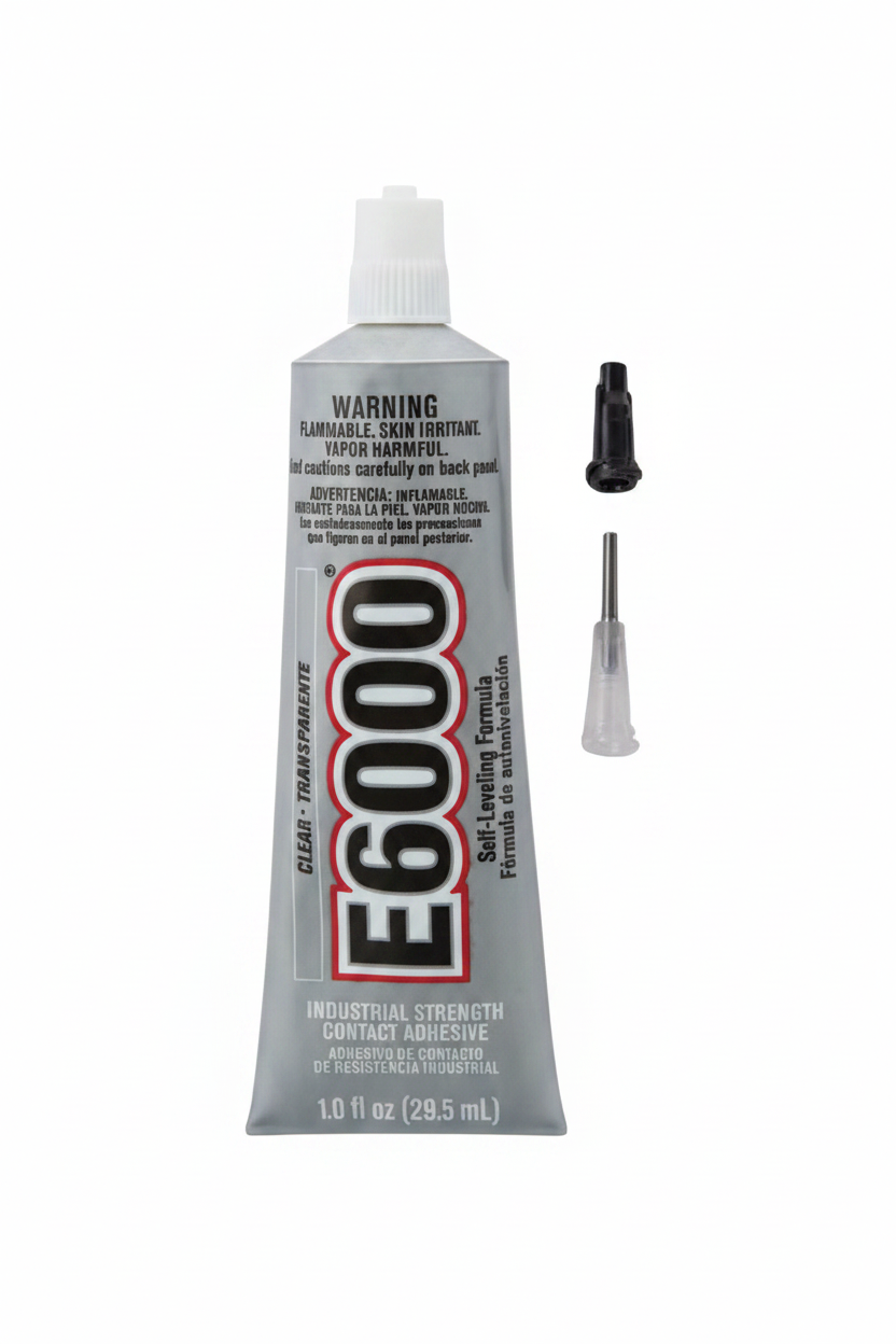 E-6000 1oz Glue W/ Tip close-up view