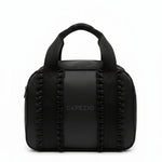 Eloise Ruffle Bag Black front view