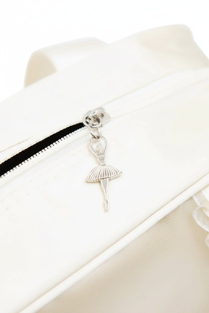 Eloise Ruffle Bag Oatmeal detail view