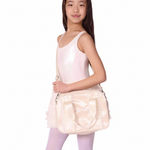Eloise Ruffle Bag Oatmeal lifestyle view