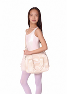 Eloise Ruffle Bag Oatmeal lifestyle view
