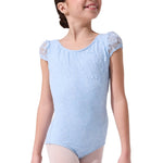 Elsie Leotard Icy Blue front view