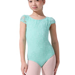 Elsie Leotard Mint Green front view