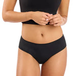 Everyday Leak Proof Bikini Black front view