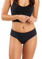 Everyday Leak Proof Bikini Black front view