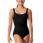 Everyday Sculpt Tank Leotard Black front view