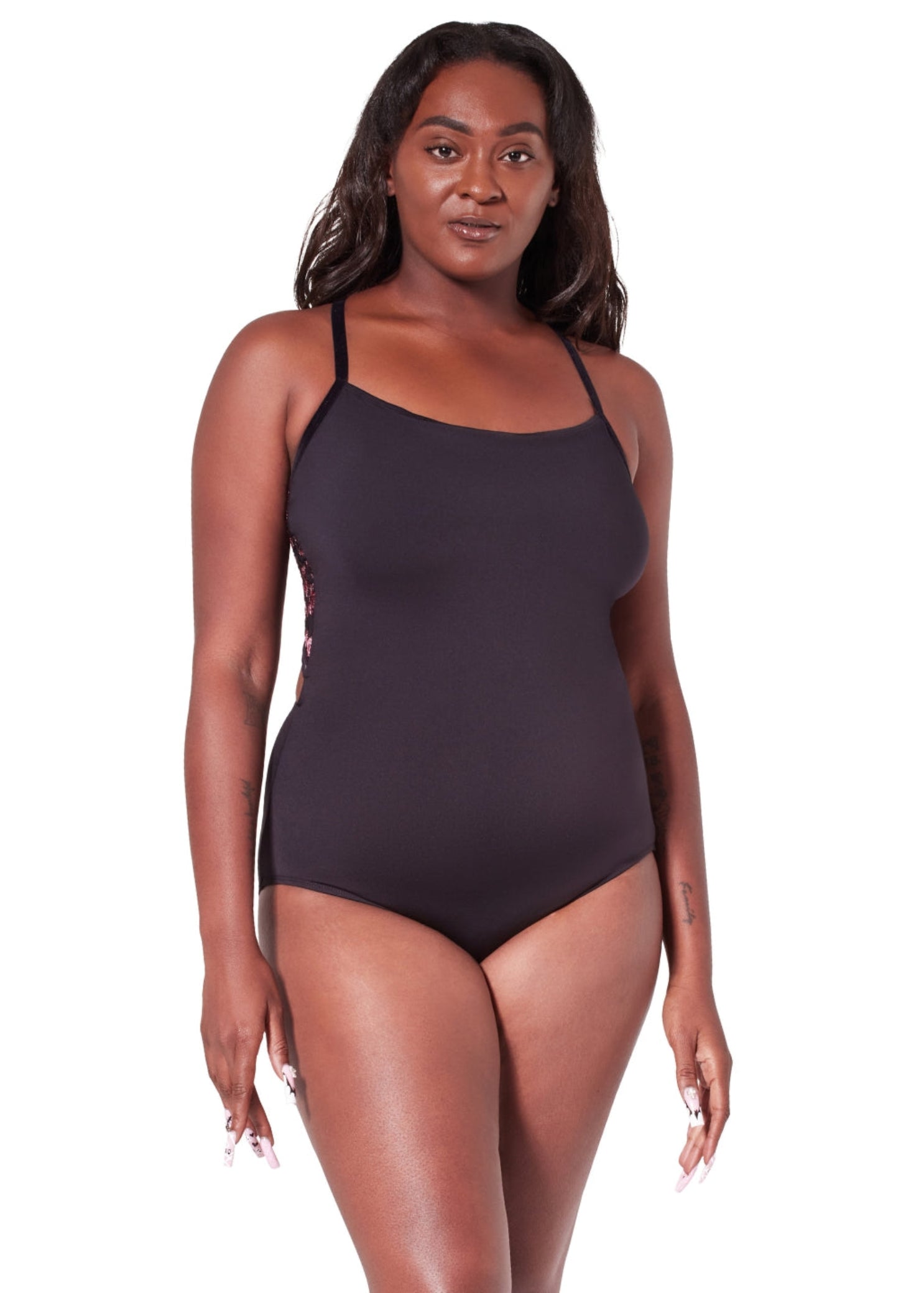 Charisma Leotard Black front view