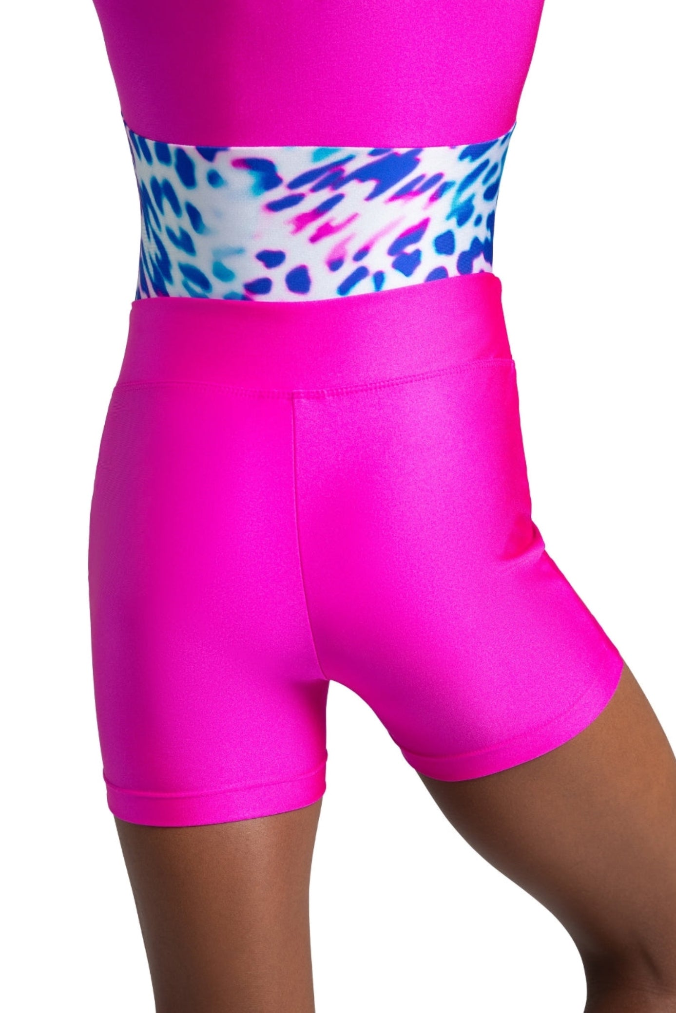 Whirl Short Neon Pink front view