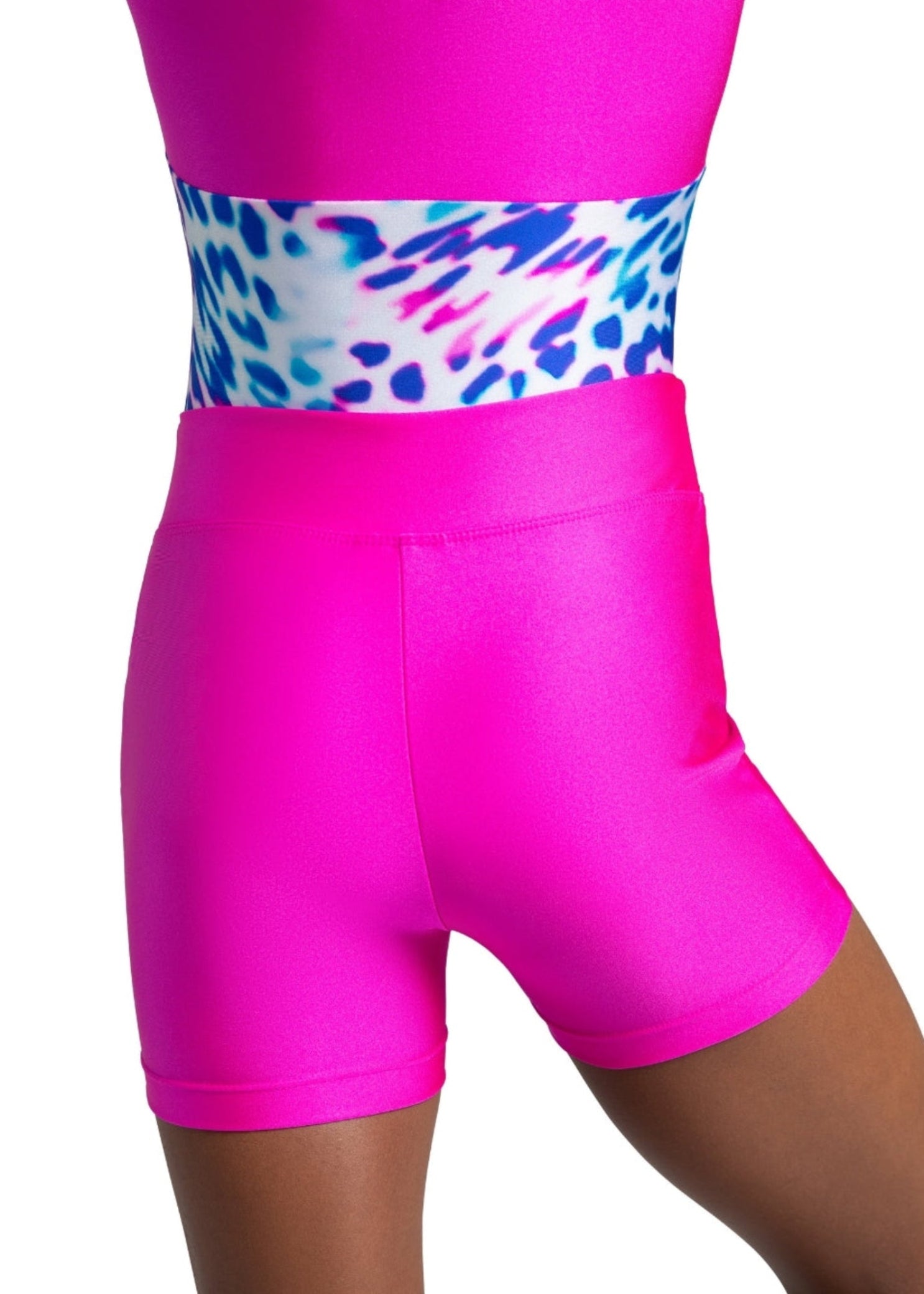 Whirl Short Neon Pink front view