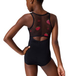 Berry Bliss Leotard Black back view