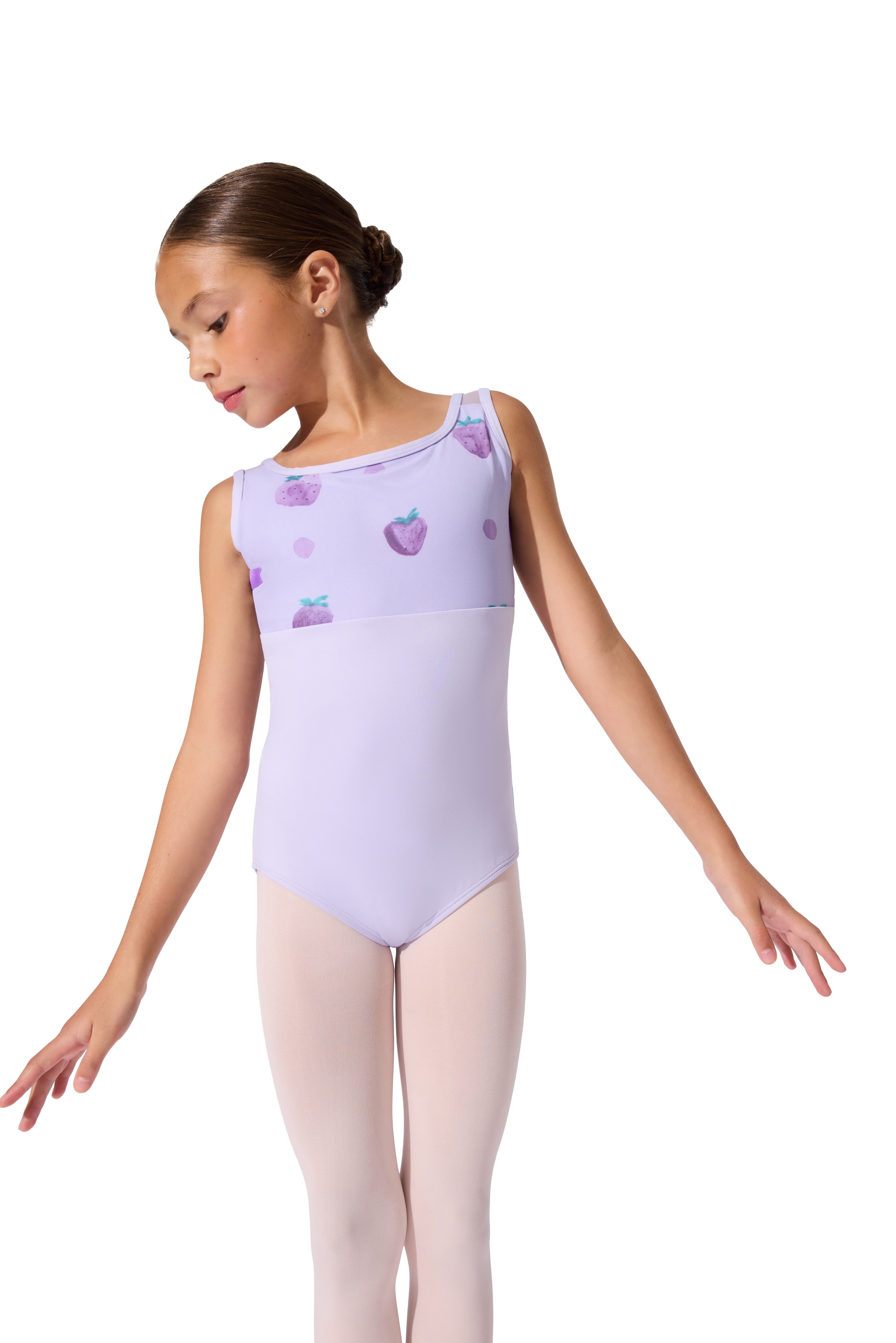 Berry Bliss Leotard Lavender front view