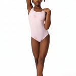 Berry Bliss Leotard Pink front view