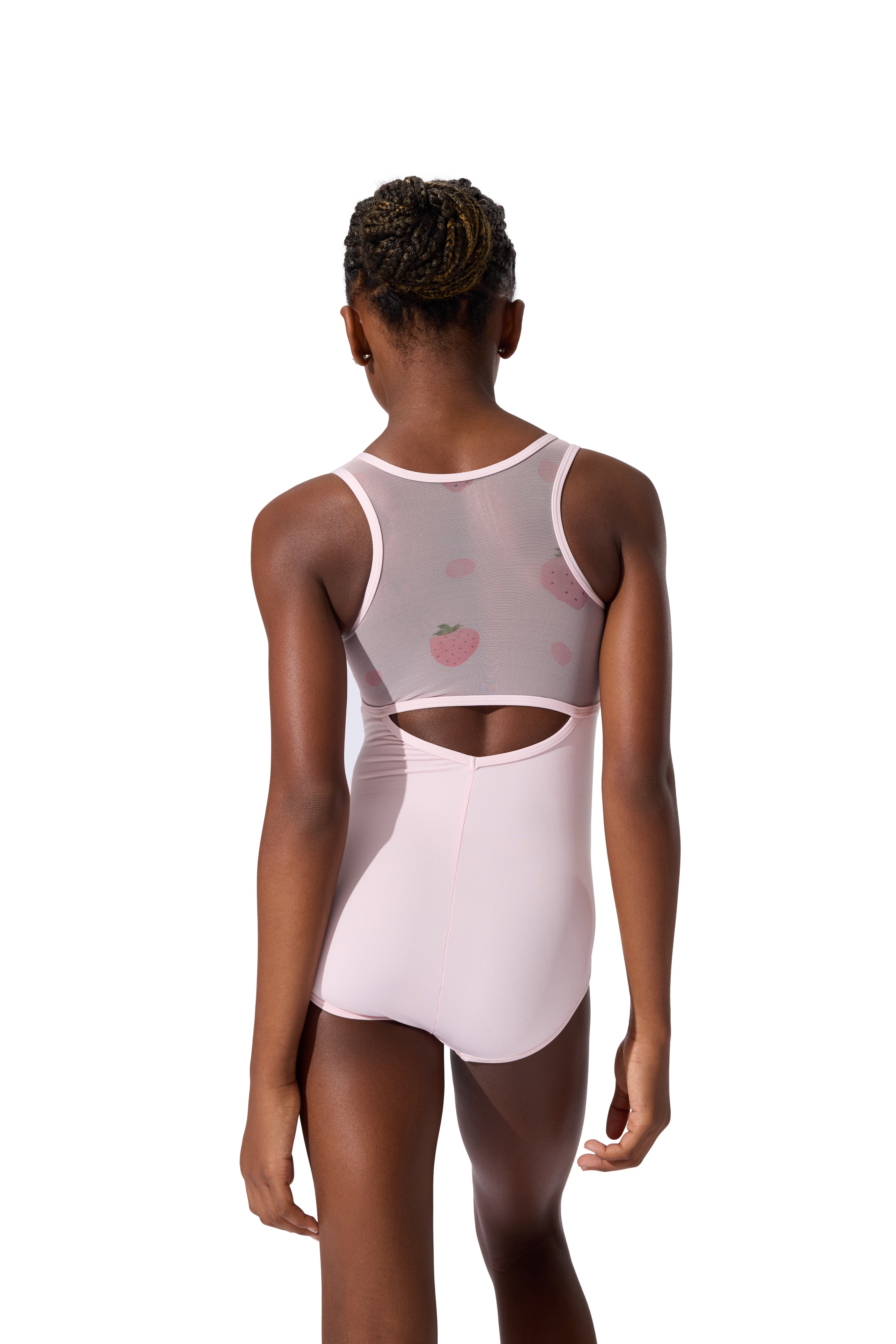 Berry Bliss Leotard Pink back view