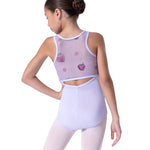 Berry Bliss Leotard Lavender back view