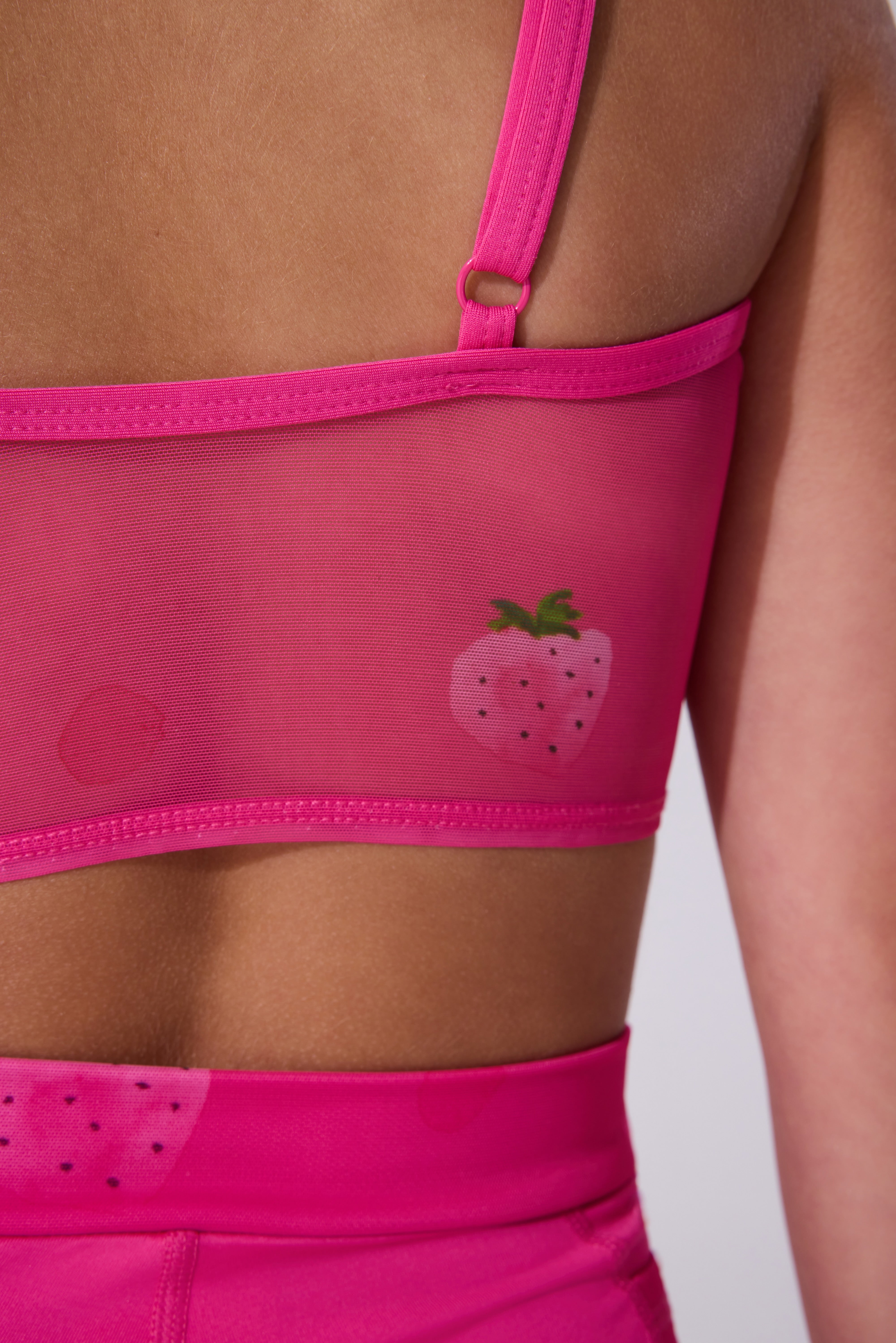 Berry Cute Top Bright Pink detail view
