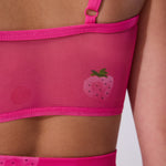Berry Cute Top Bright Pink detail view