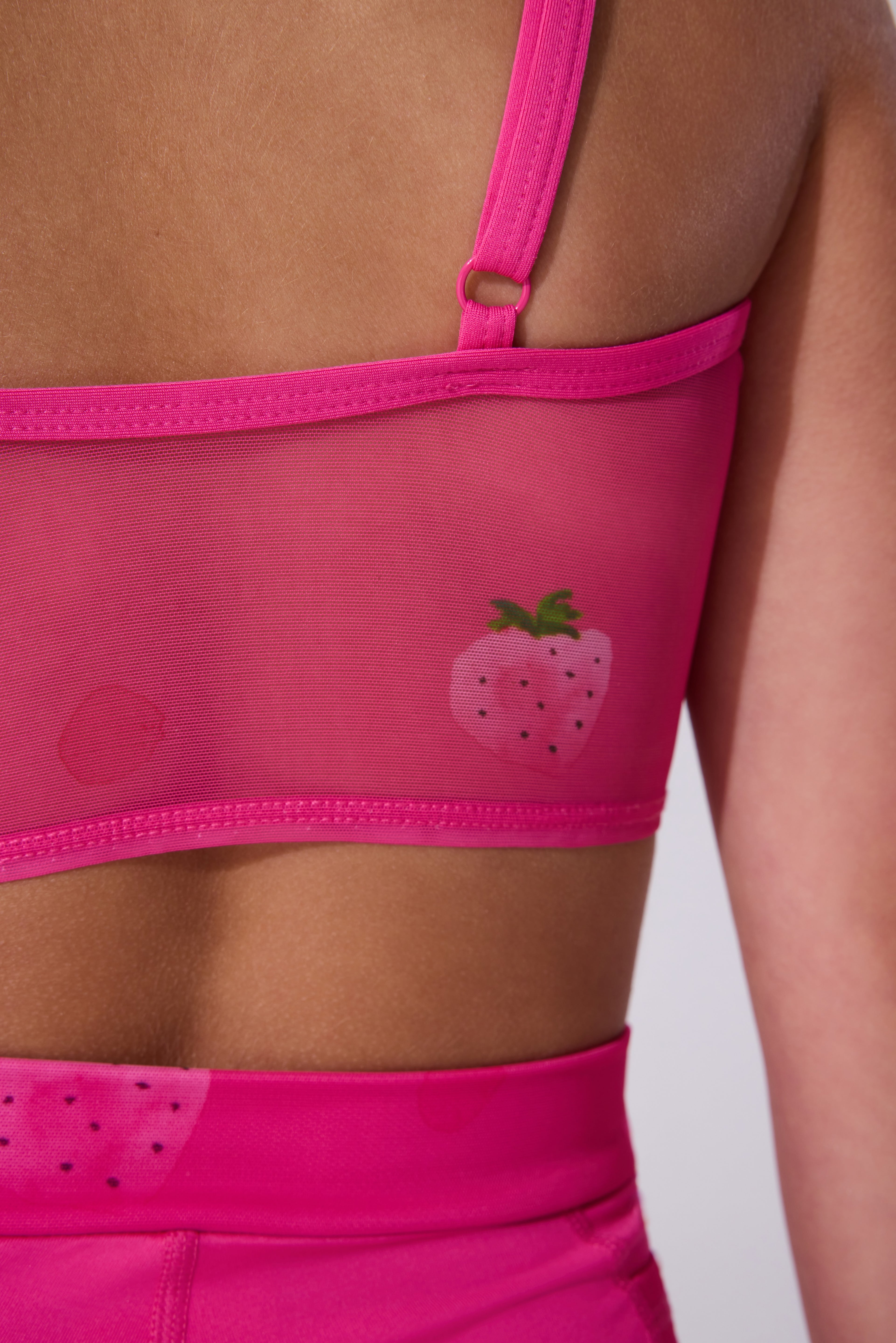 Berry Cute Top Bright Pink detail view