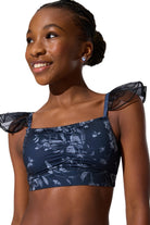 Fairy Flutter Top Black front view