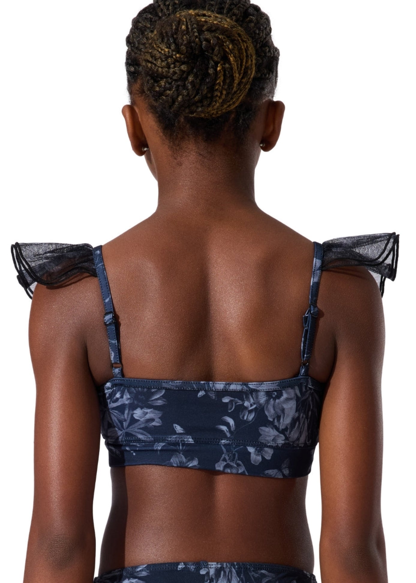 Fairy Flutter Top Black back view