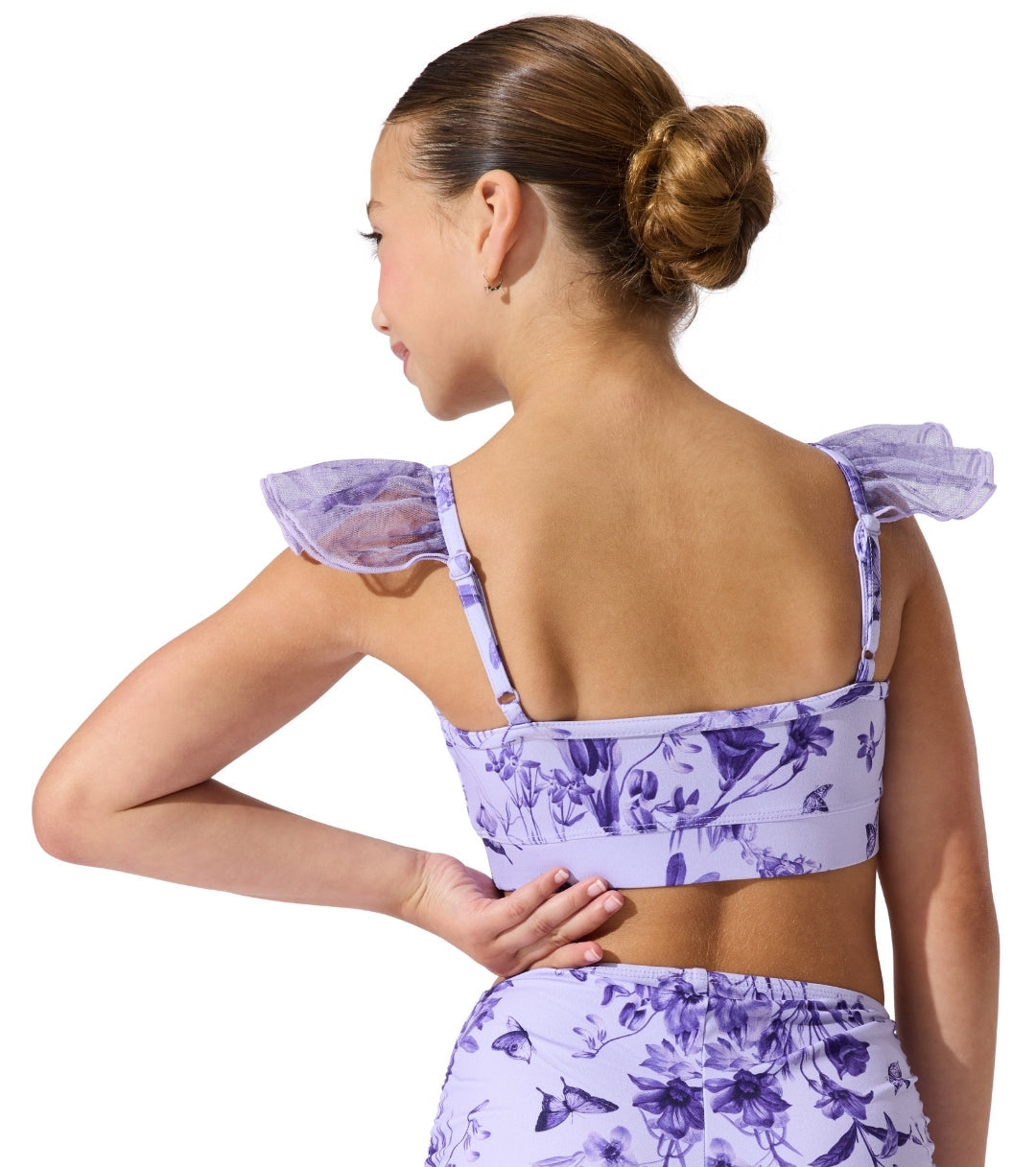 Fairy Flutter Top Lavender back view