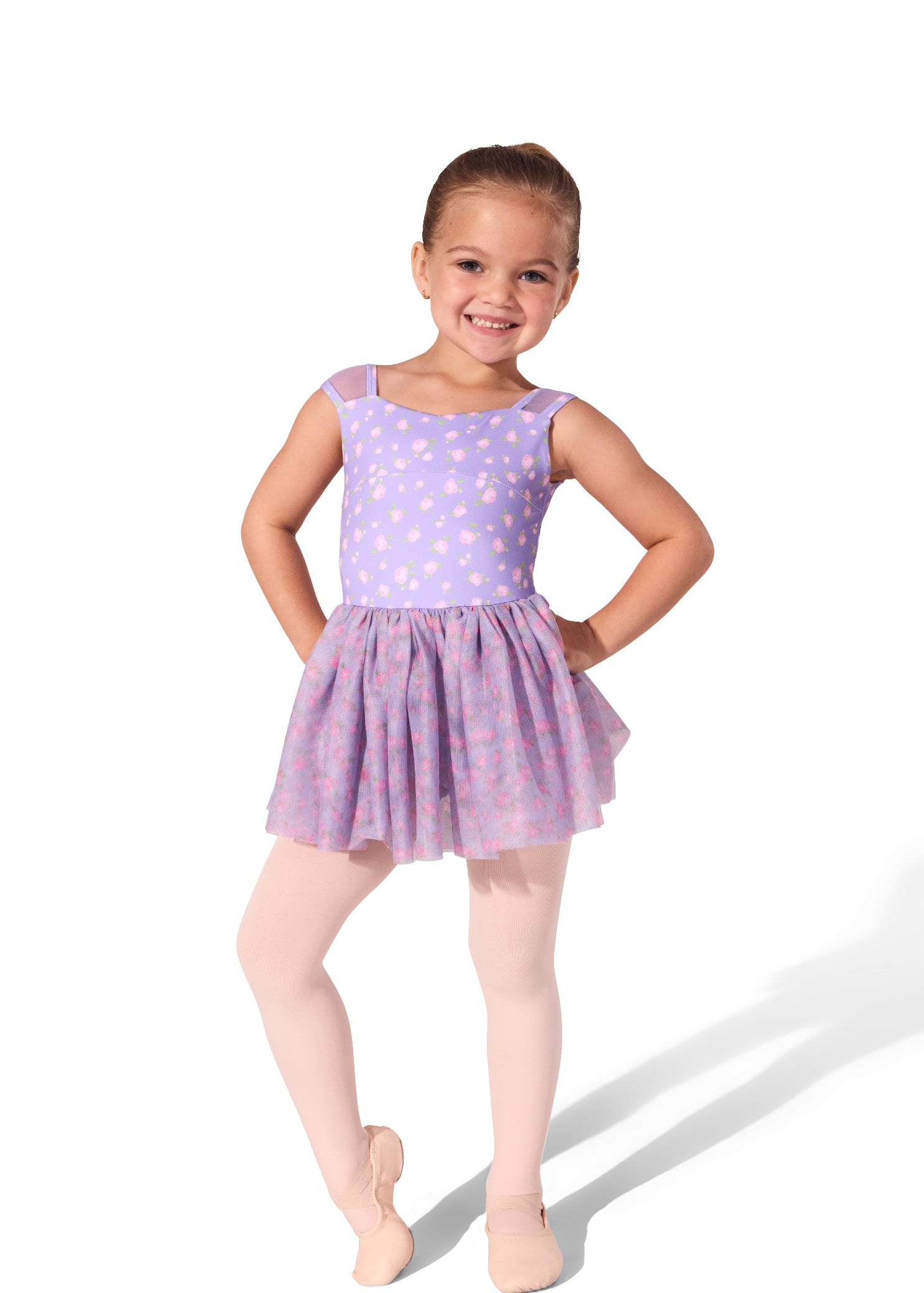 Tapestry Twirl Dress Vibrant Violet front view
