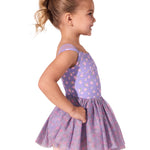 Tapestry Twirl Dress Vibrant Violet side view