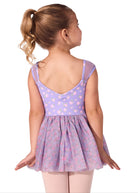Tapestry Twirl Dress Vibrant Violet back view