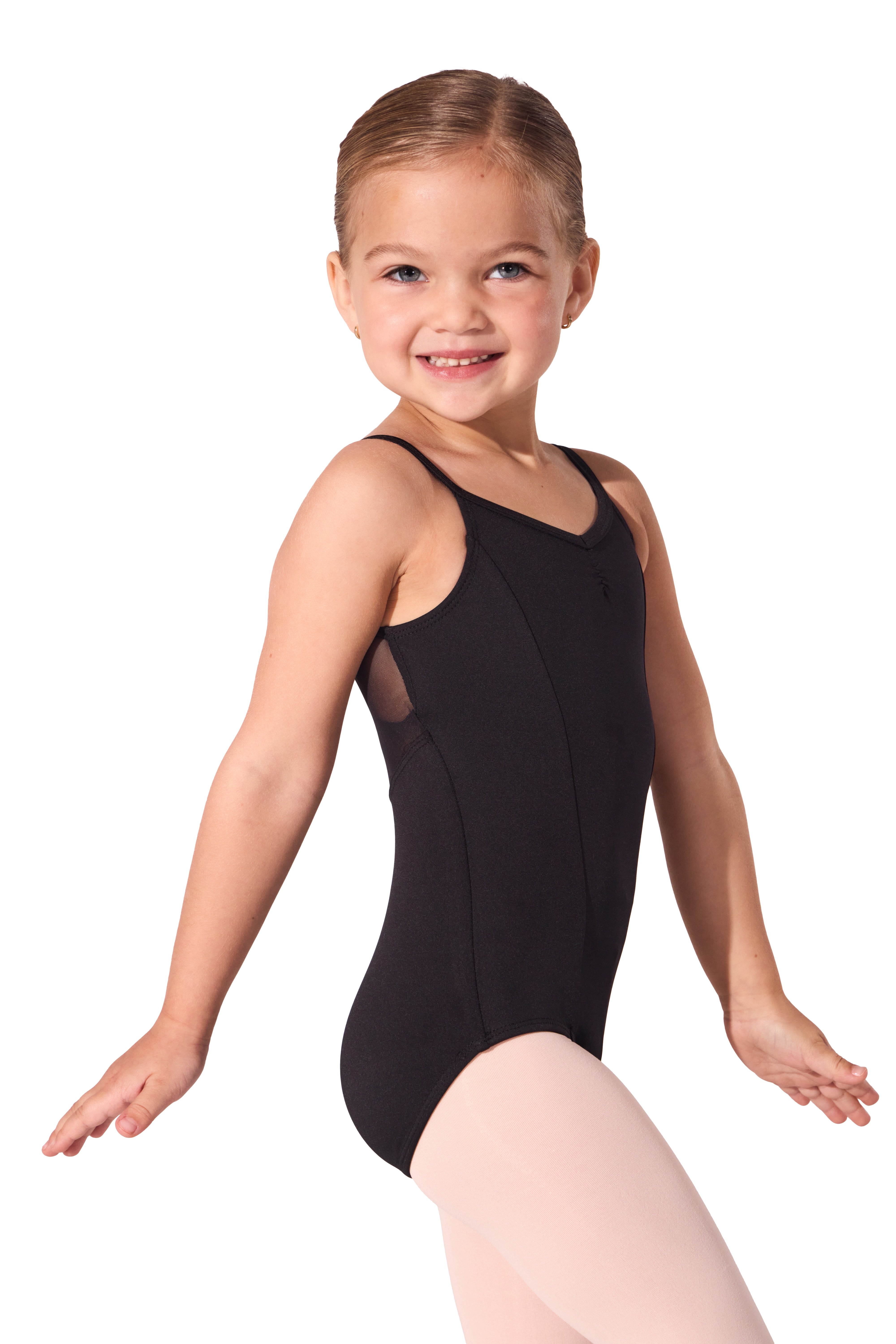 Damask Leotard Black side view