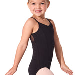 Damask Leotard Black side view