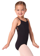 Damask Leotard Black side view