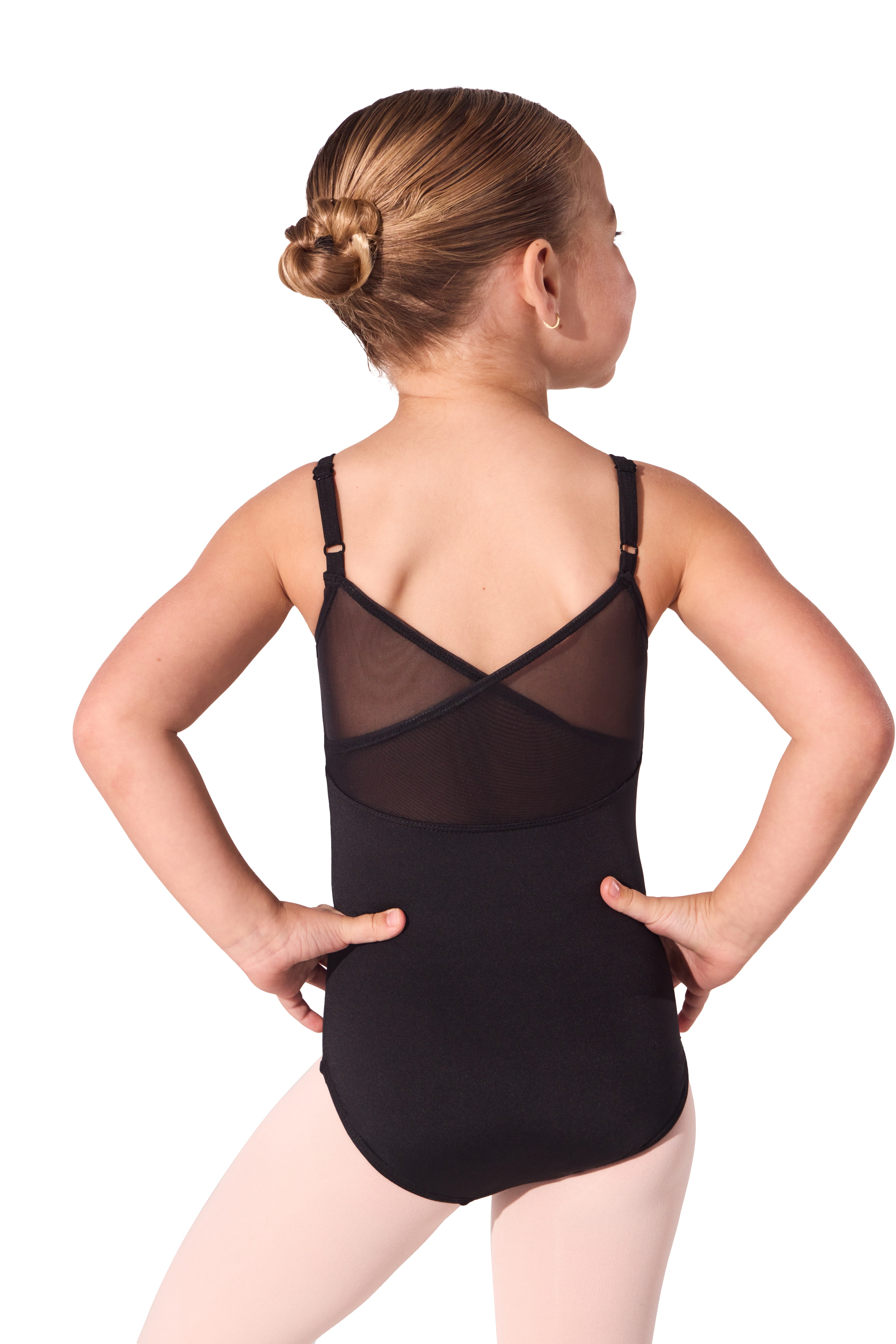 Damask Leotard Black back view