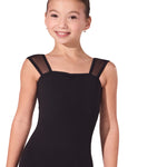 Arras Tank Leotard Black front view