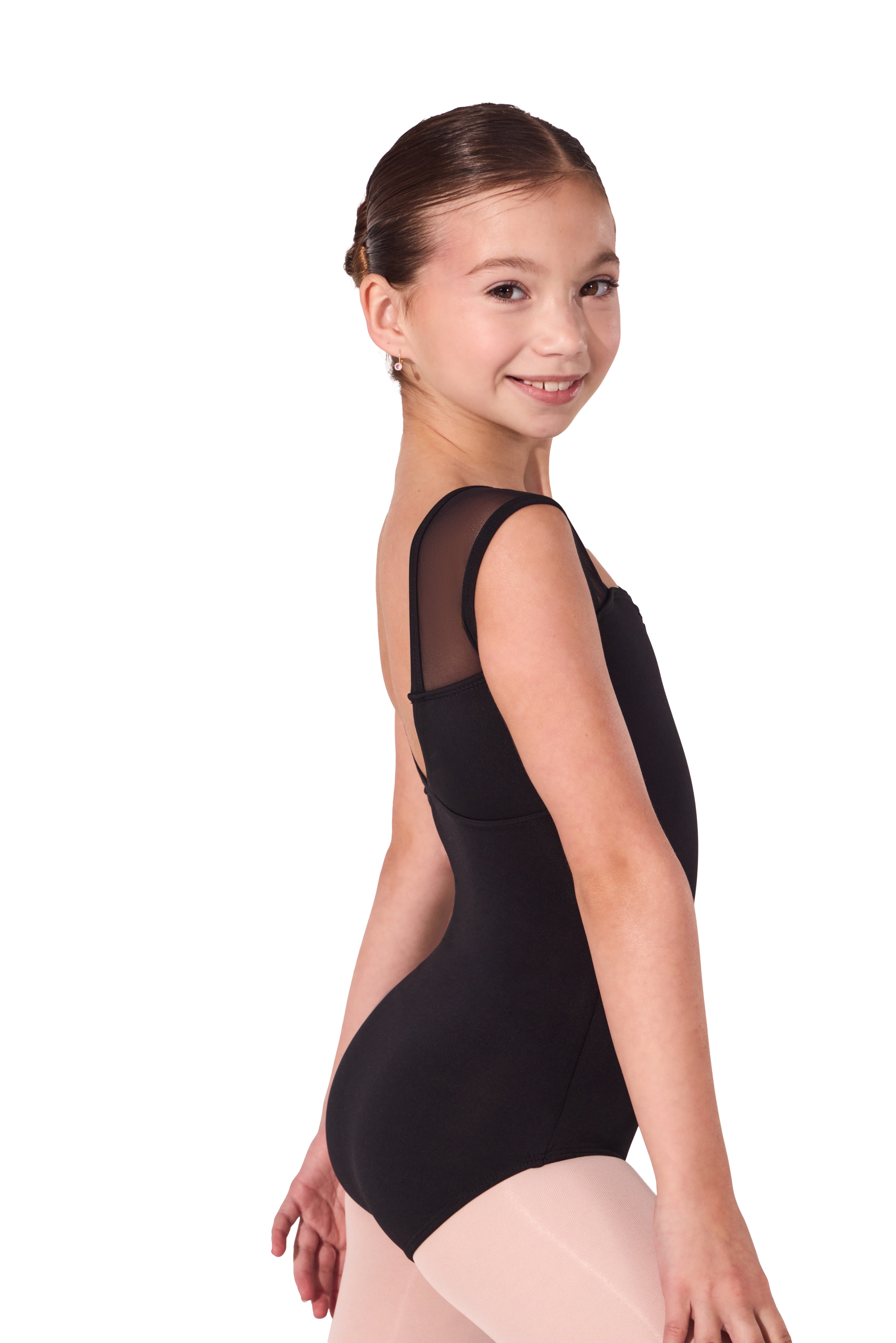 Arras Tank Leotard Black side view