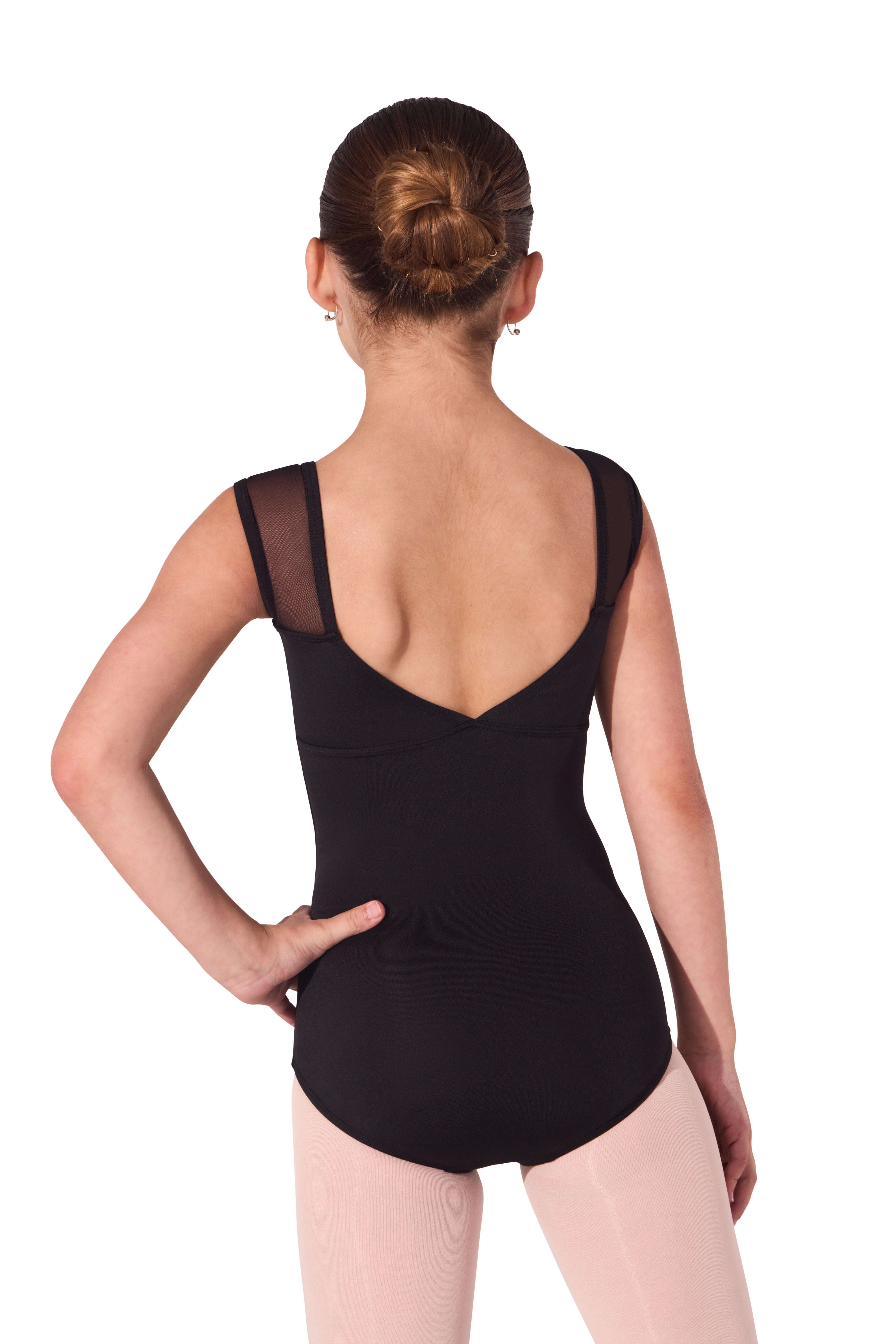 Arras Tank Leotard Black back view