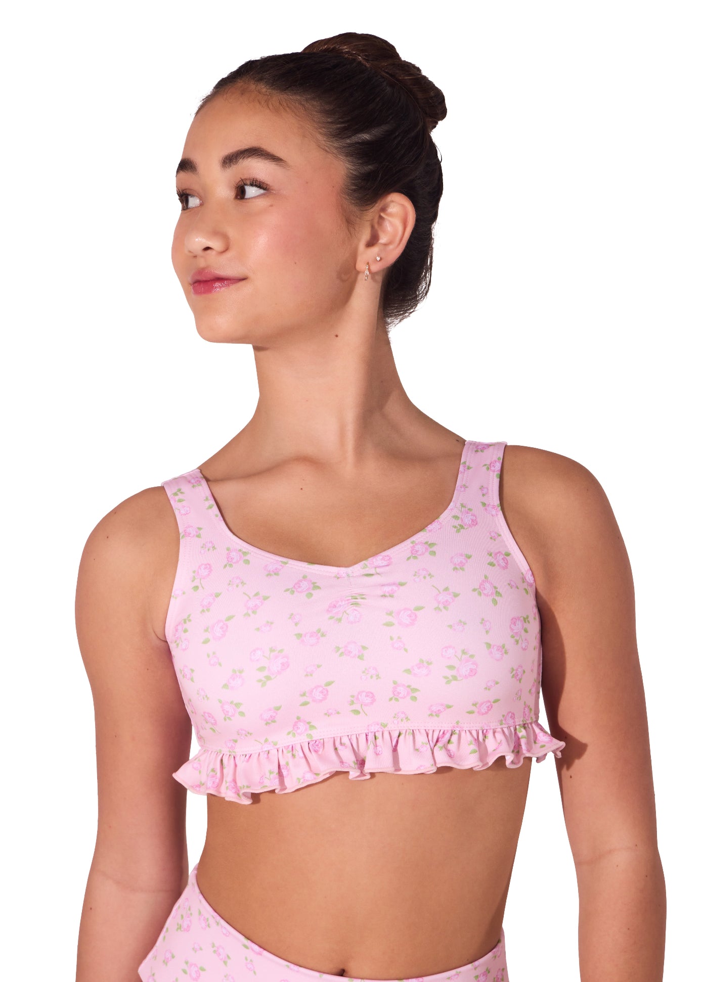 Tapestry Top Pink front view