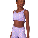 Tapestry Top Vibrant Violet front view