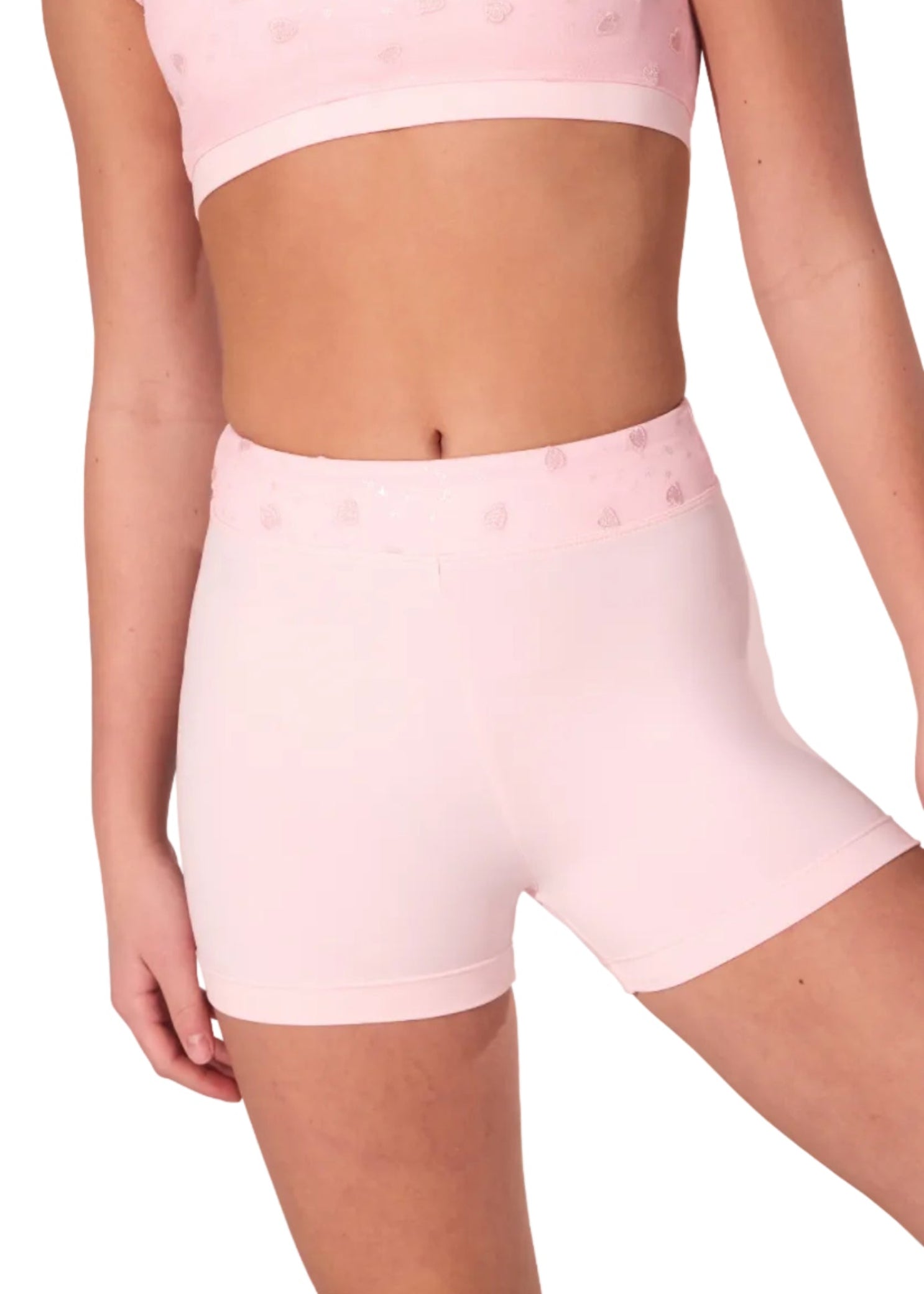Sweet Hearts Short Pink front view