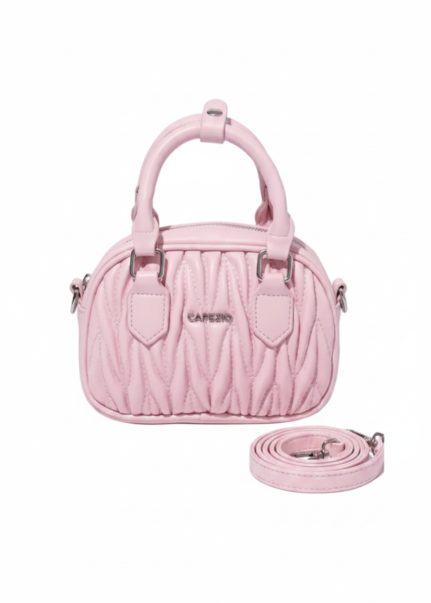 Fairy Princess Mini Crossbody Bag Pink front view