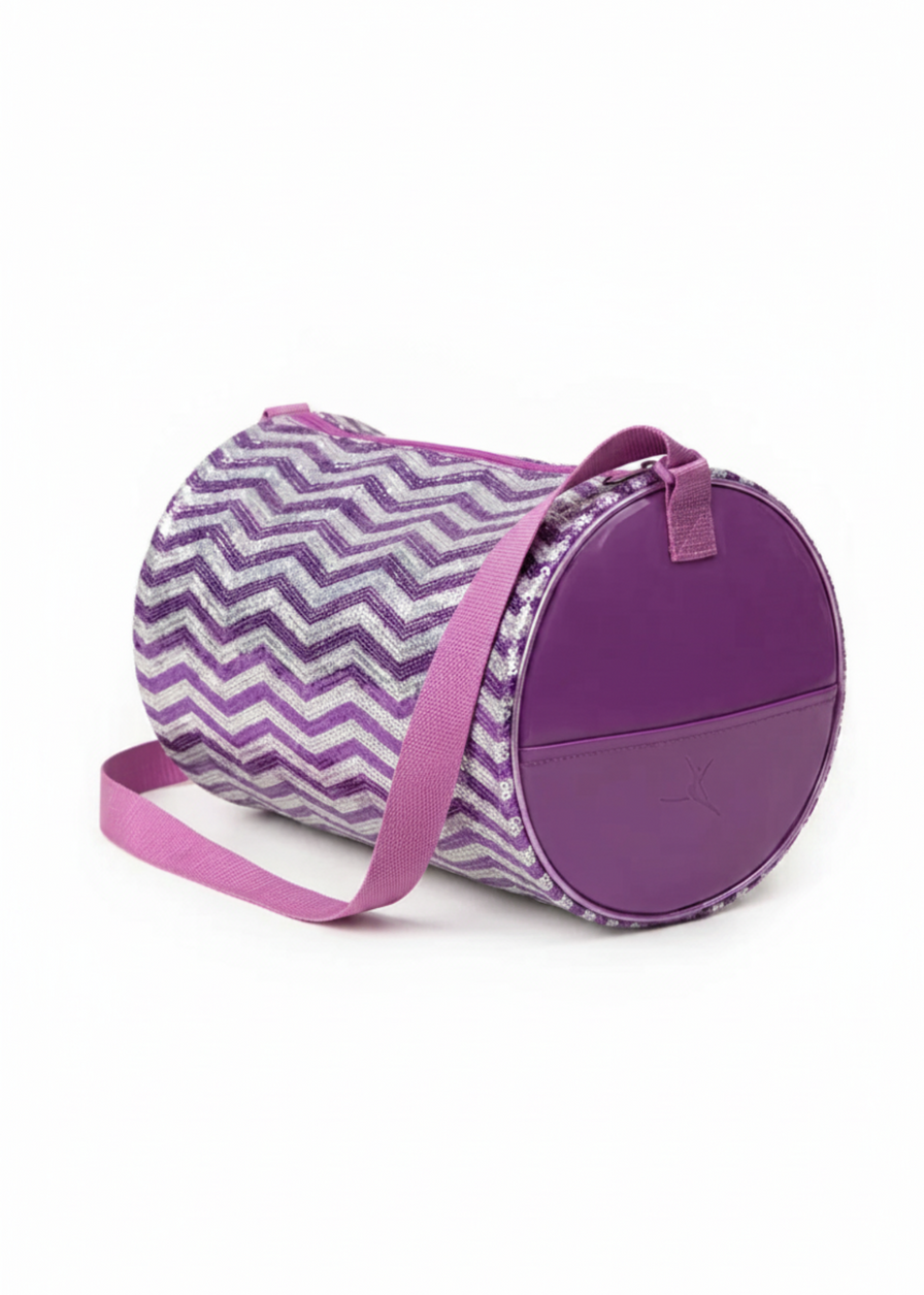 Fantasy Barrel Bag Purple front side view