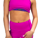 Fit Short Magenta + Purple front view