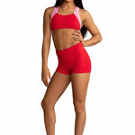 Flame Short Solid Red front view