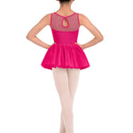 Tank Tutu Leotard Hot Pink back view