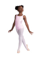 Floral Cutout Leotard Pink front view