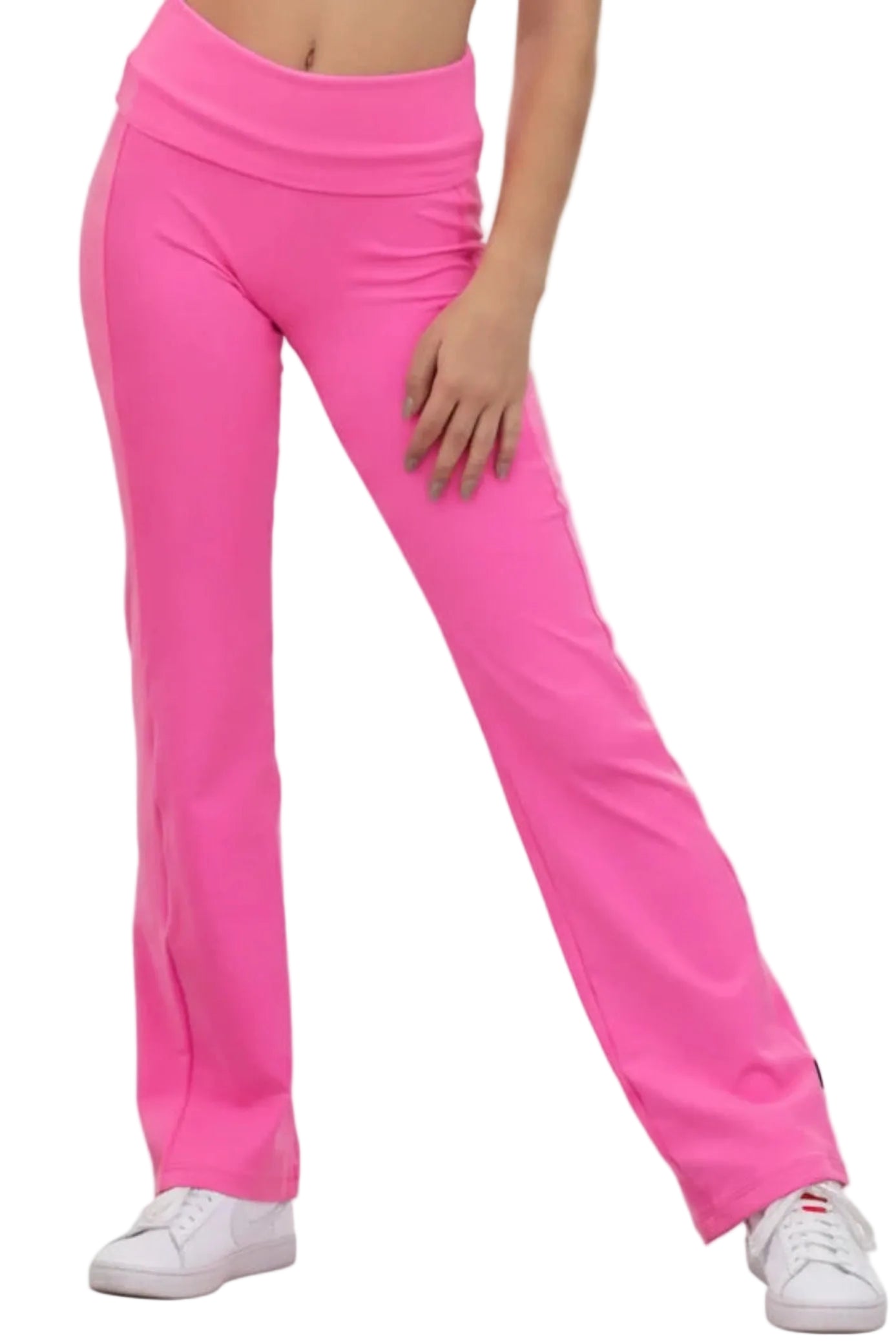 Fold Over Pant Bubblegum front view