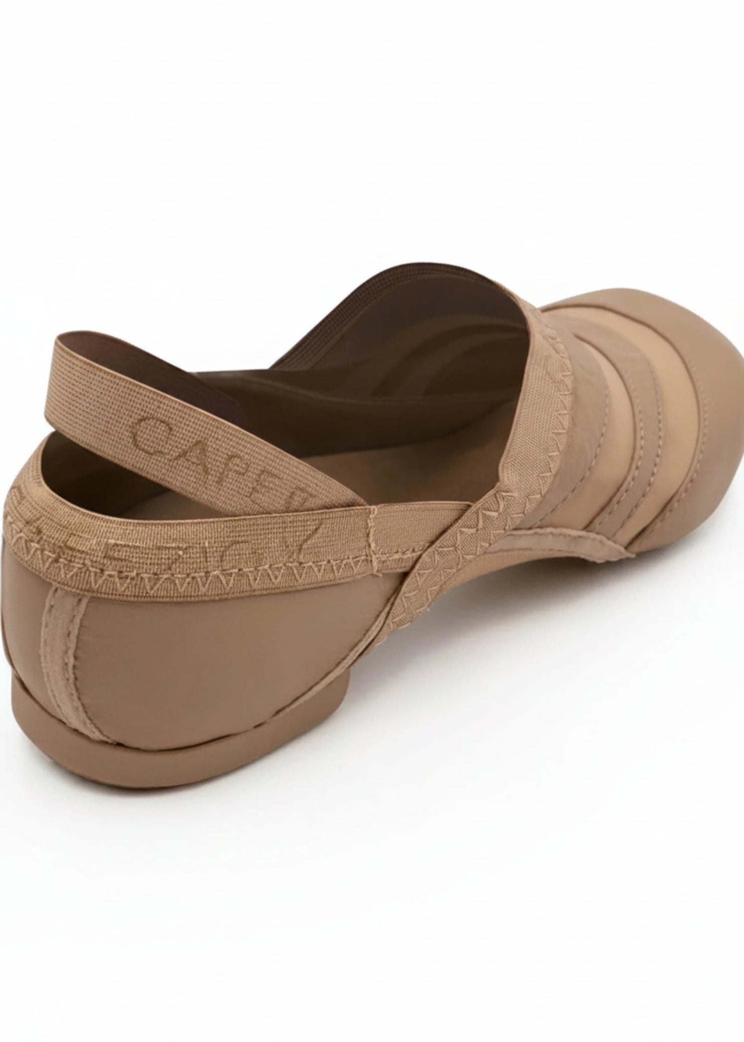 Freeform Jazz Shoe Caramel back view